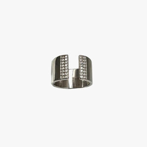 FREIDA ROTHMAN Radiance Open Cuff RIng Size 6